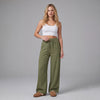 LinenBreeze Wide-Leg Drawstring Pants
