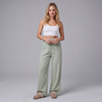 LinenBreeze Wide-Leg Drawstring Pants