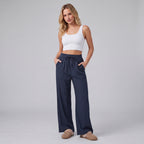 LinenBreeze Wide-Leg Drawstring Pants