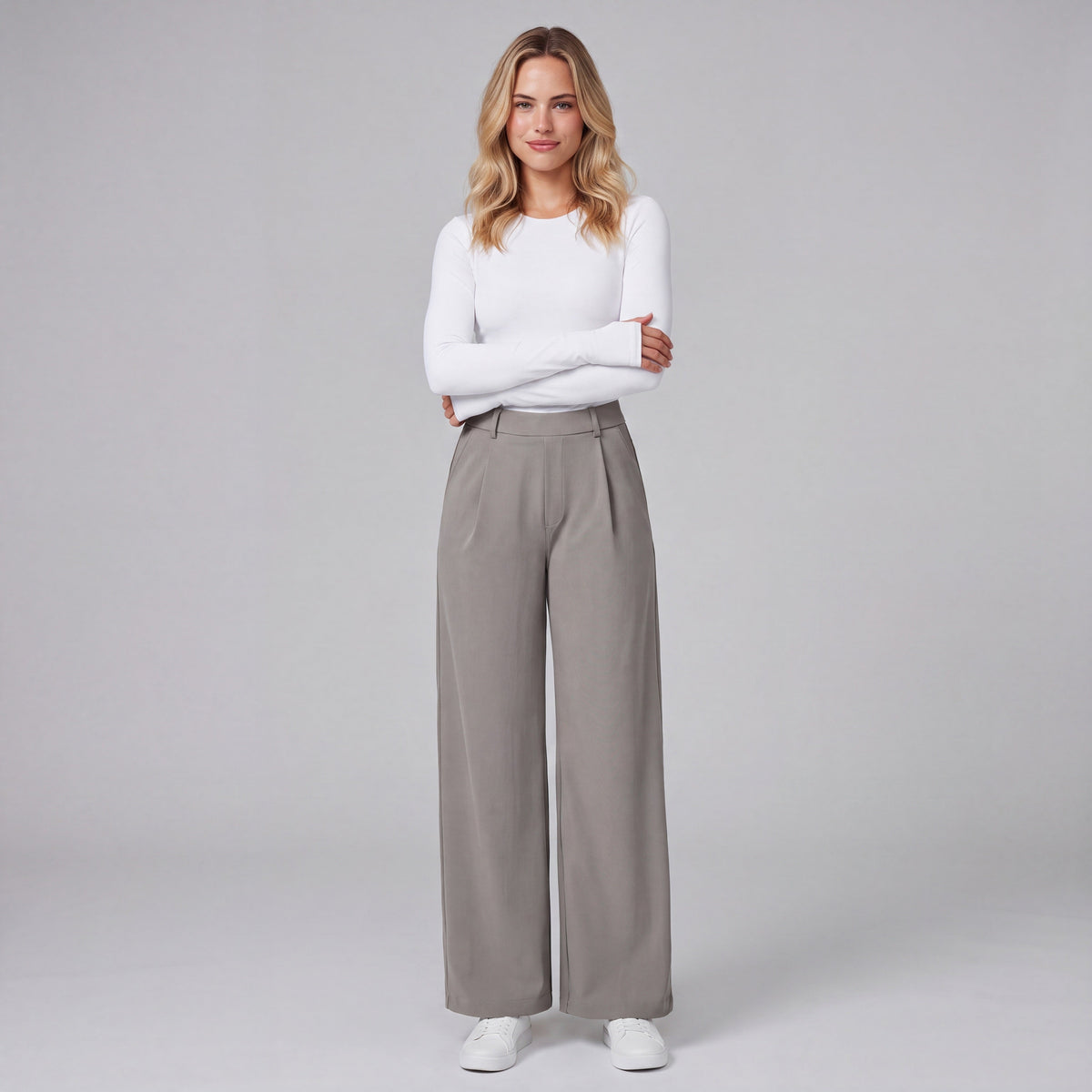 EverFlex Pro High-Waist Straight Leg Trousers
