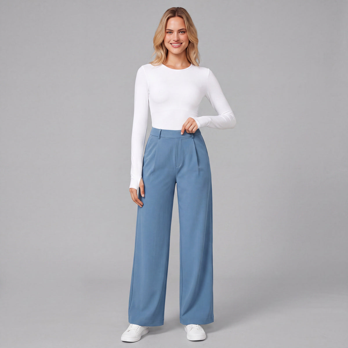 EverFlex Pro High-Waist Straight Leg Trousers