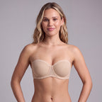 Jellysoft Sheer Balconette Strapless Bra