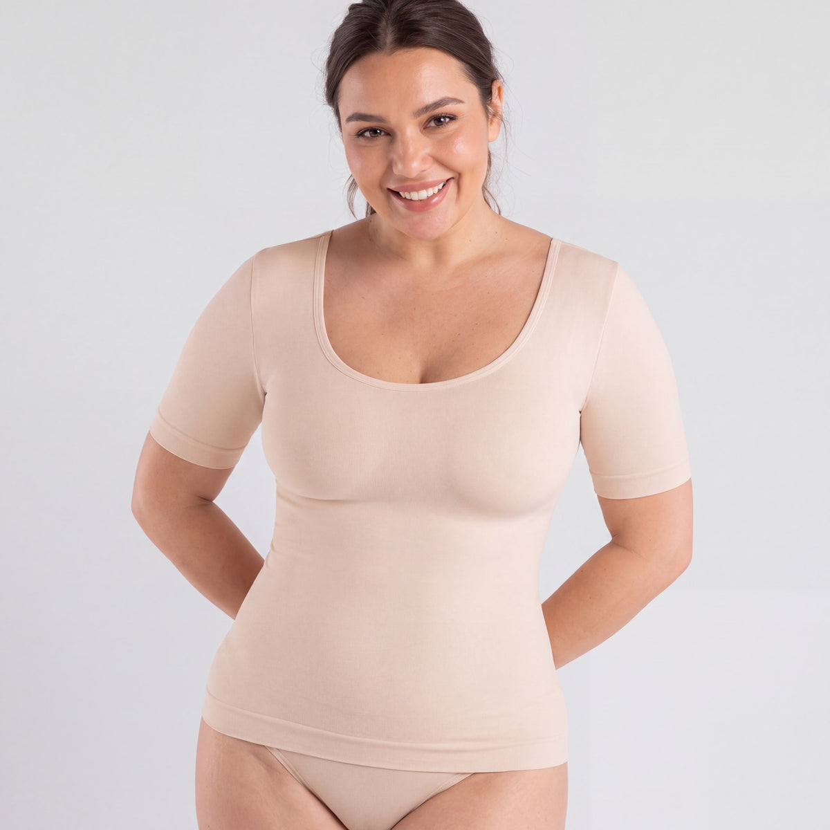 Short Sleeve Shapewear T-Shirt