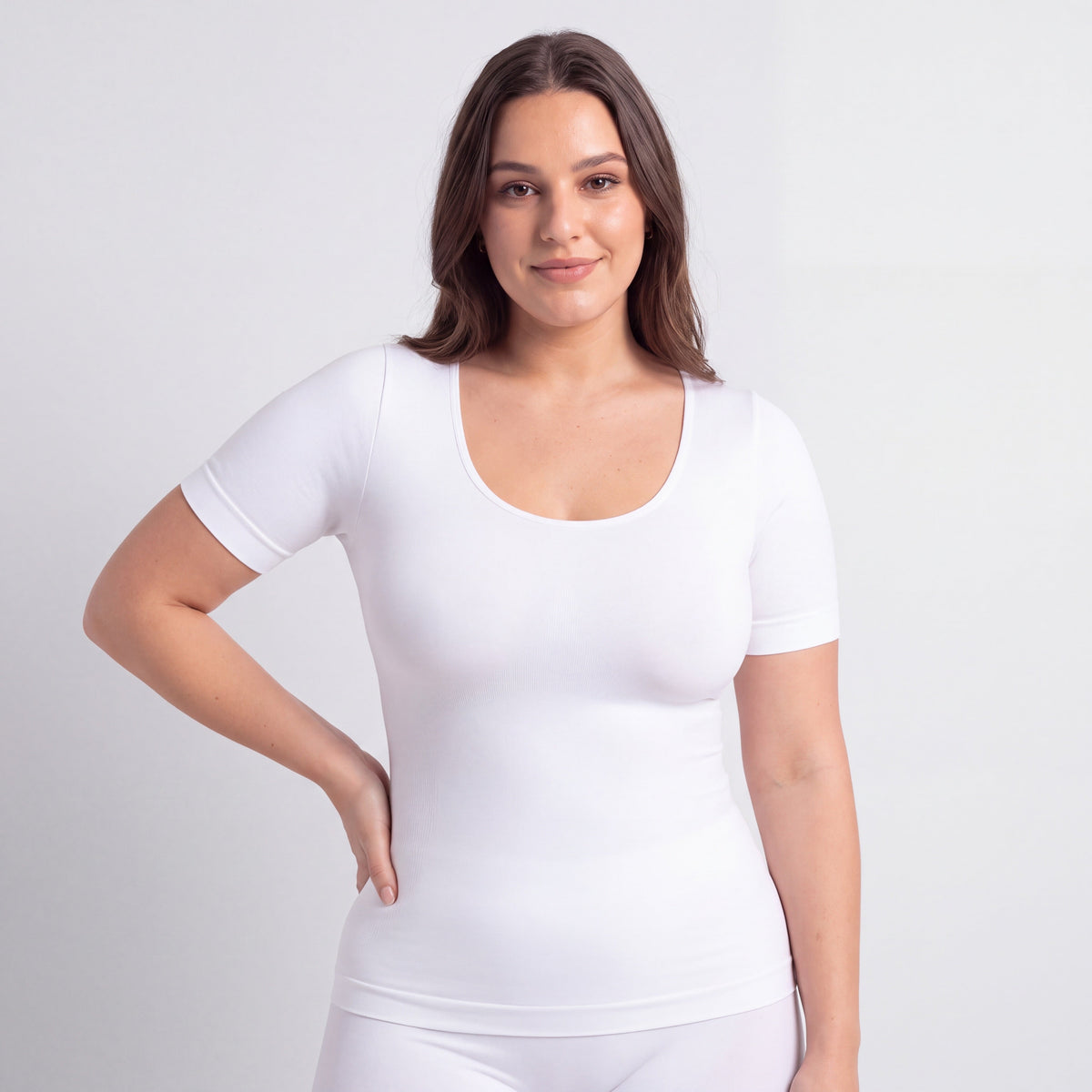 Short Sleeve Shapewear T-Shirt